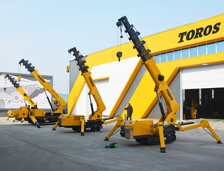 Telescopic Compact Spider Crane With Maximum Underground Head Of 20.5m