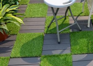 Quality 3x3 Synthetic Balcony Homebase Artificial Grass Deck Tiles Mat wholesale