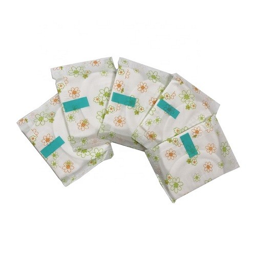 Anti Bacterial 2g Ladies Sanitary Napkins Airlaid Core Winged Cotton