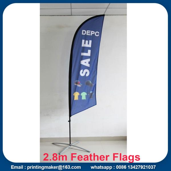 Cheap Advertising Custom Flags Wind Feather Flags for sale