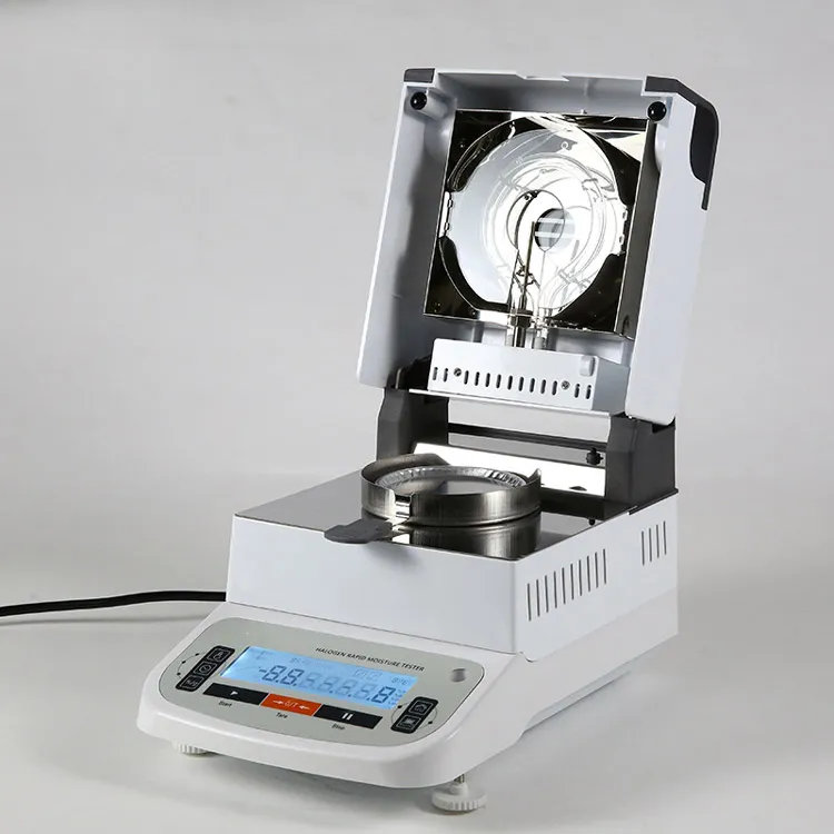 UP-5016 Digital Halogen Moisture Analyzer with 0.001g Readability 5-inch LCD Screen and High-Efficiency Halogen Lamp