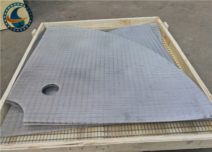 V Wire Welded Wedge Wire Screen Panels , Stainless Steel Wedge Wire Sheets