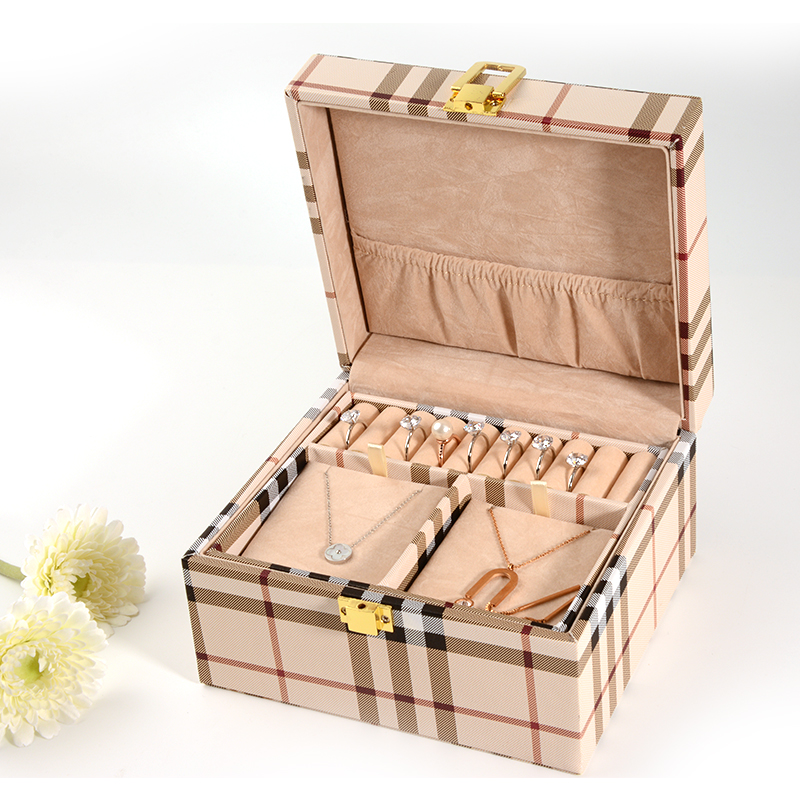 bule jewelry box makers cheap jewelry case