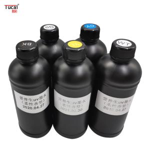 Quality Suitable for uv flatbed printer scented uv ink for Epson DX5 DX7 XP600 TX800 for phone case acrylic PVC wholesale
