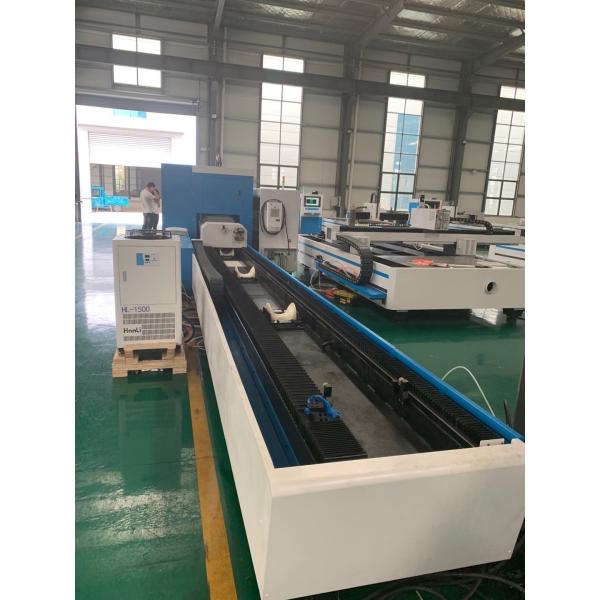 Elliptical Pipe CNC Cut Machine Metal Tube Laser Cutter Fiber Laser 6000mm 120m/Min