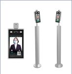 2MP Temperature Face Recognition Biometric System Vertical Pass Management