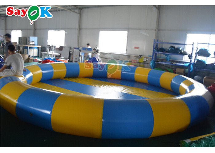Air Tight 6m Inflatable Swimming Pools For Children Customized Color