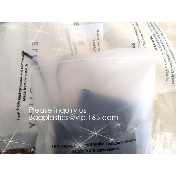Compostable Mailer bags, Corn starch Apparel Garment Packing Bags, PLA Courier mailing bags, Compost Biodegradable Pack