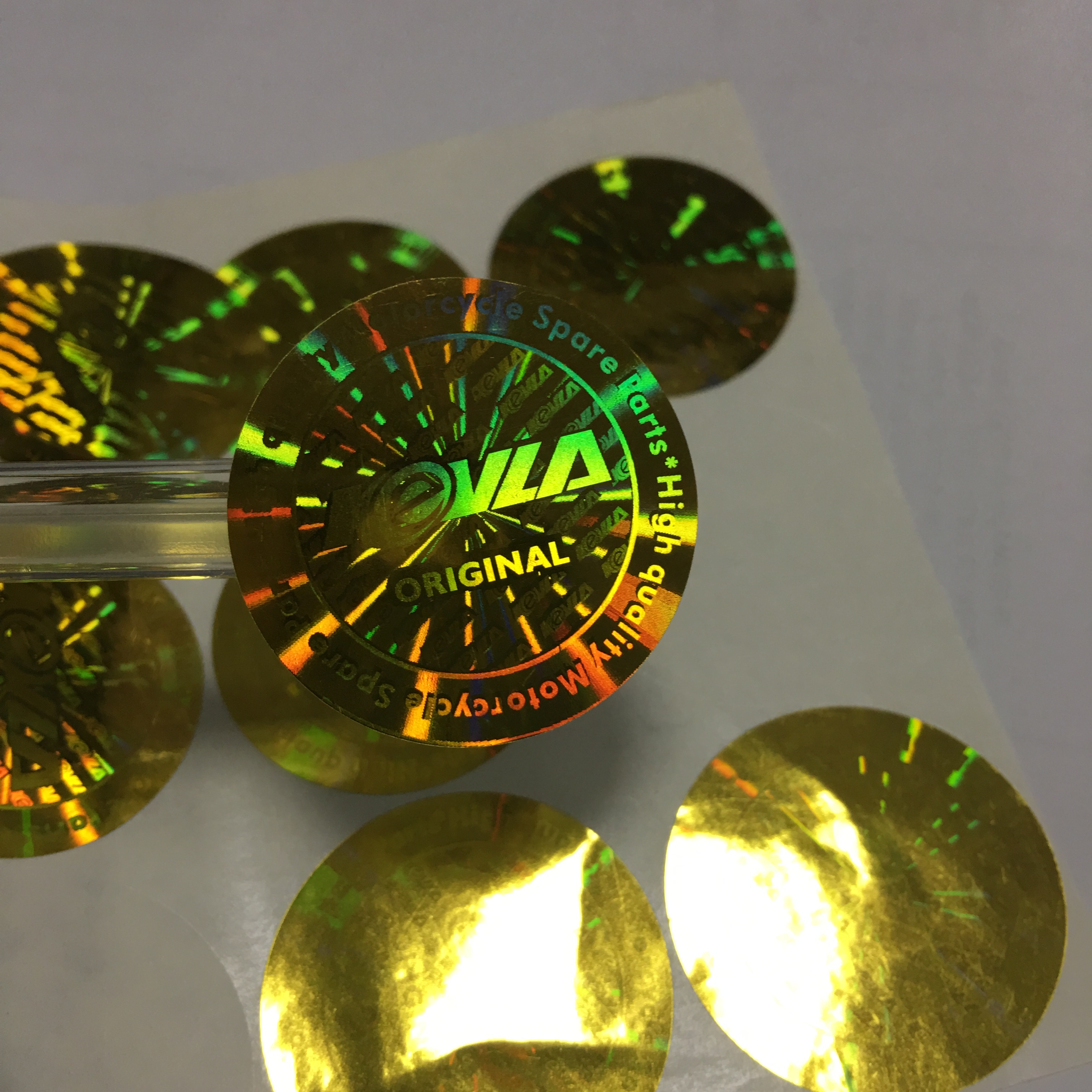 Printable Hologram Adhesive Sticker Label Waterproof Laser Sticker Paper For Packaging