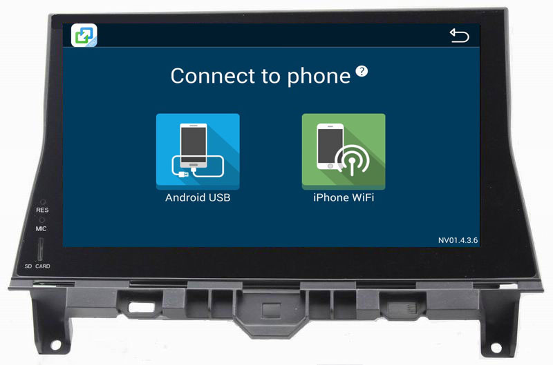 Ouchuangbo car gps navi dual zone android 8.1 for Honda Accord 8 2008-2012 with Bluetooth USB 1080 vidro wifi