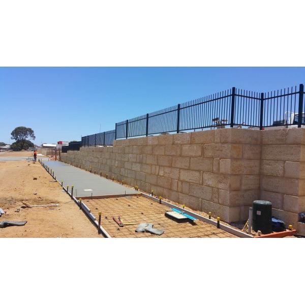 Black Rustproof Tubular Fence Panels , 2.1m High Tubular Security Fencing