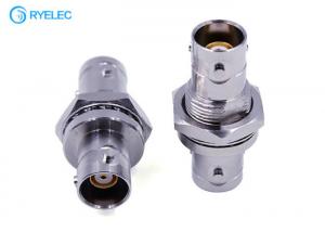 Quality Three Way Coaxial RF Antenna Connector BNC Female Usb Female With Nut Fixed wholesale