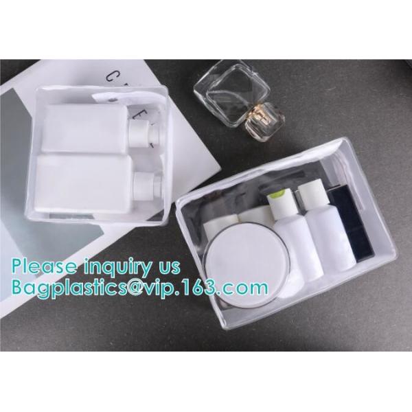 transparent cylinder zip PVC tube bag with hang hook for storage underwear portable PVC, Tube Cylindrical PVC packing Ba