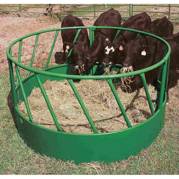 Metal 3.4m Square Round Bale Feeder Square Bale Horse Feeder prevent rusting