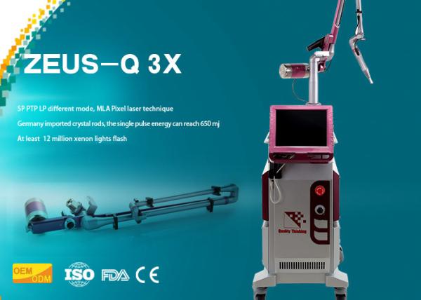 Picosure Tattoo Removal Machine , Professional Tattoo Removal Machine 600ps