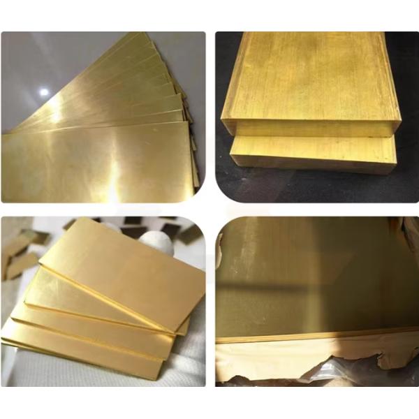 H62 Yellow Antique Metal Brass Sheet For Decoration 1mm 2mm 3mm 4mm