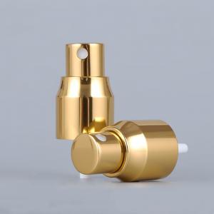 China 20mm 20 / 410 Aluminum Fine Mist Sprayer Pump Gold Perfume Face Mist Spray on sale