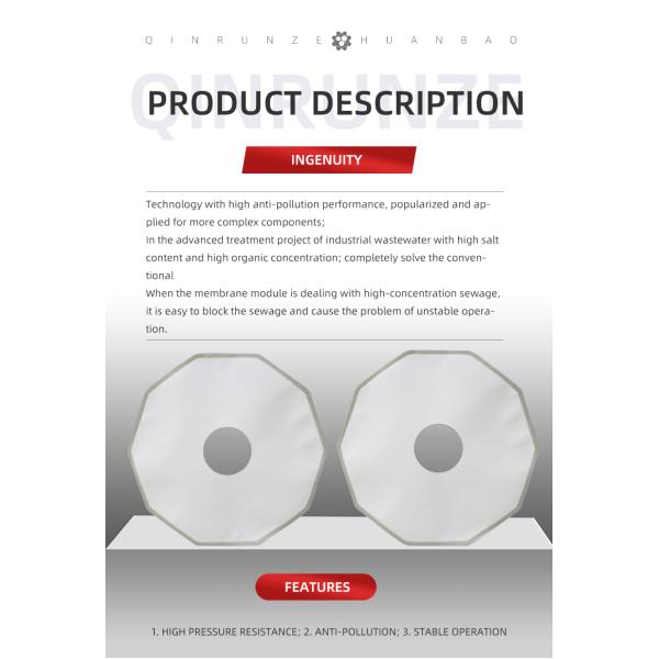 Water Filtration Decagonal Diaphragm For Landfill Leachate Treatment
