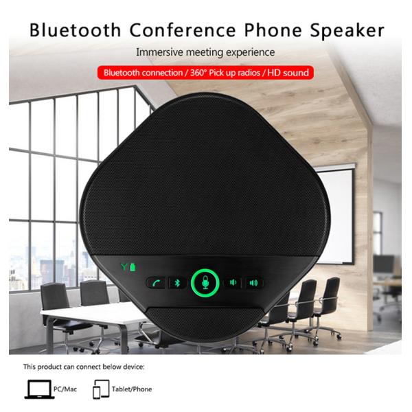 95dB Output Portable Bluetooth Speakerphone