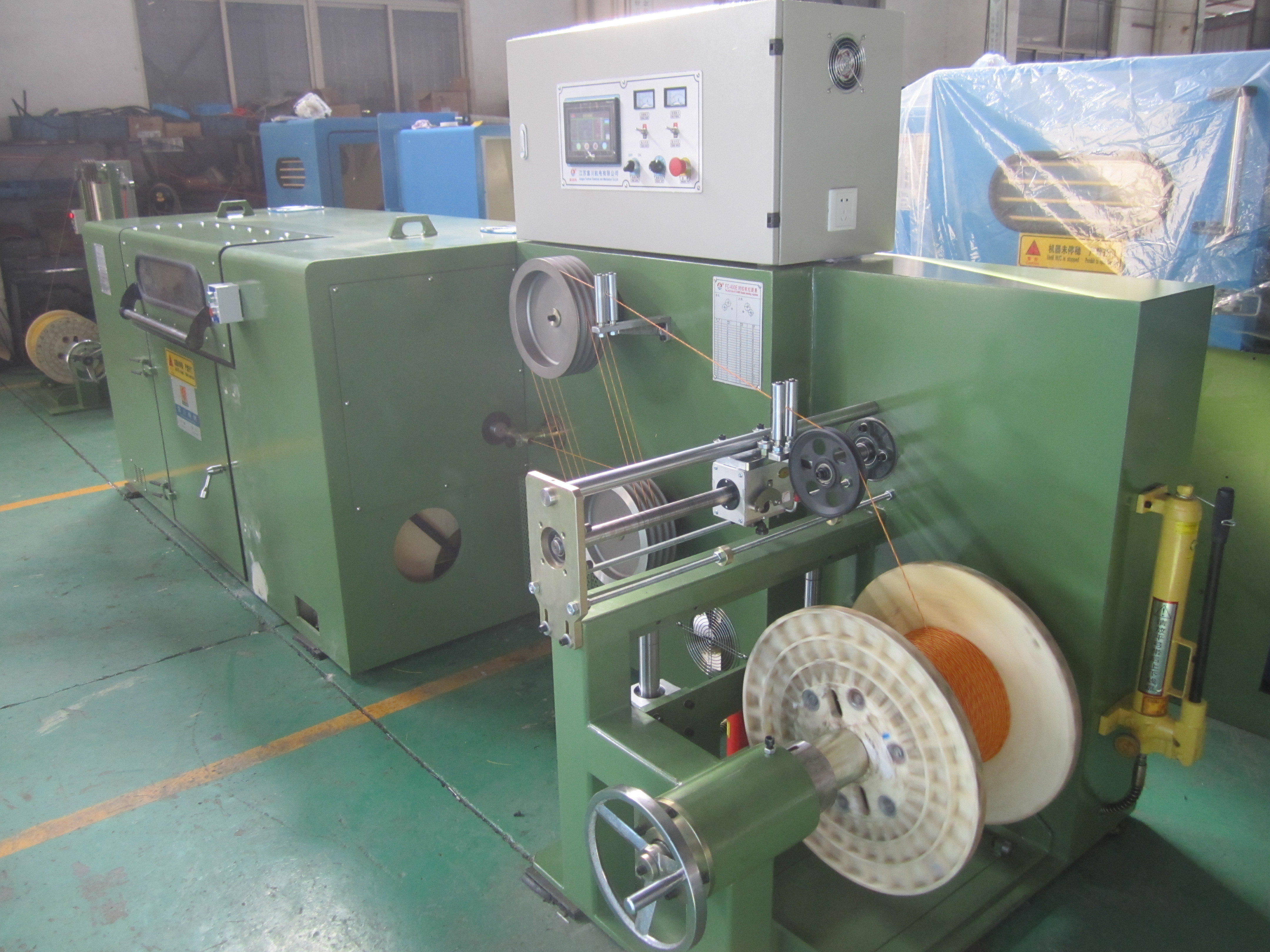 Quality Silver Jacketed Wire Twisting Machine , Diameter 800mm Wire Twister Machine wholesale