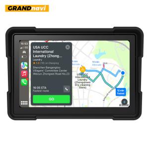 Quality 5 Inch Waterproof Motorcycle Navigator Device , Portable Car GPS Navigation System MultiMedia Supported wholesale