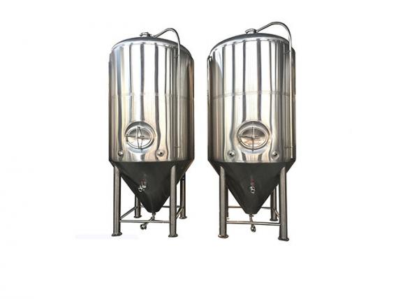 Cheap Sanitary 100L Conical Beer Fermenter Dimple Jacket Cooling For Pub / Hotel for sale