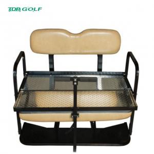 Quality Buff Leather Club Car DS Golf Cart Rear Flip Seat Kit wholesale