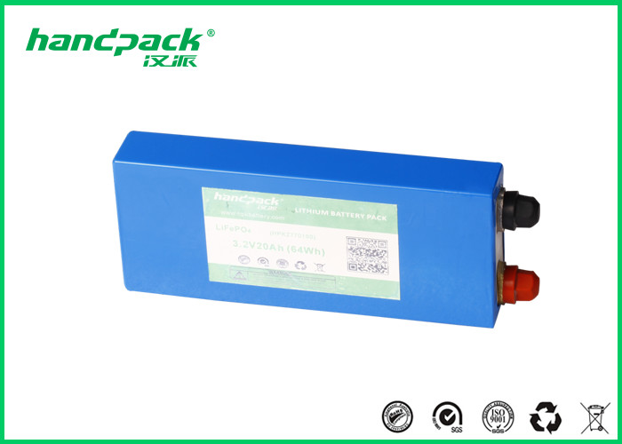 Rechargeable LiFePO4 Battery Cells 3.2 - 3.65V Nominal Voltage Handpack