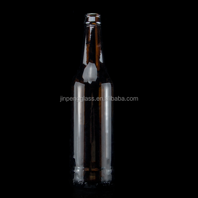 750ml Colorful Glass Liquor Bottle With Gold Collar Material and end Design for Vodka