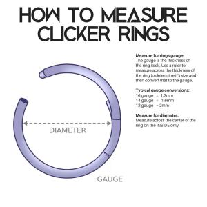 Lightweight Titanium Ear Jewelry Butterfly Back Titanium Clickers 20g