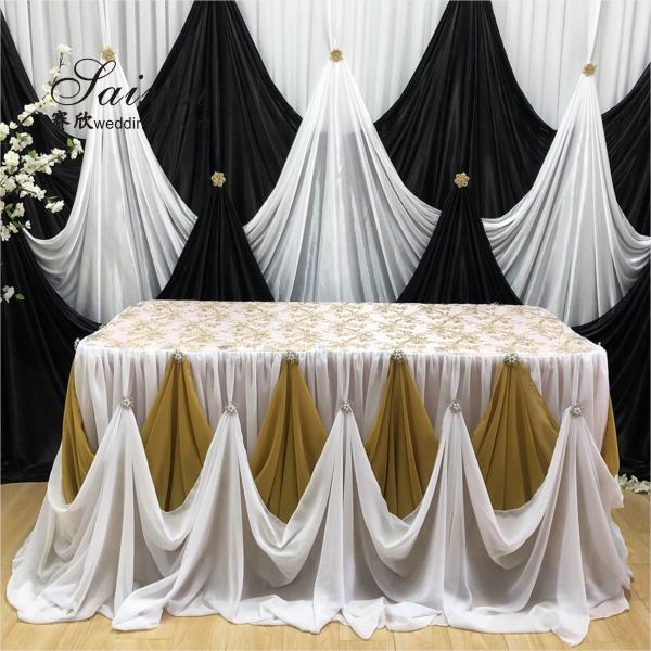 SX-387 Best selling round ceiling drapery ceiling drapes curtain walls for wedding background