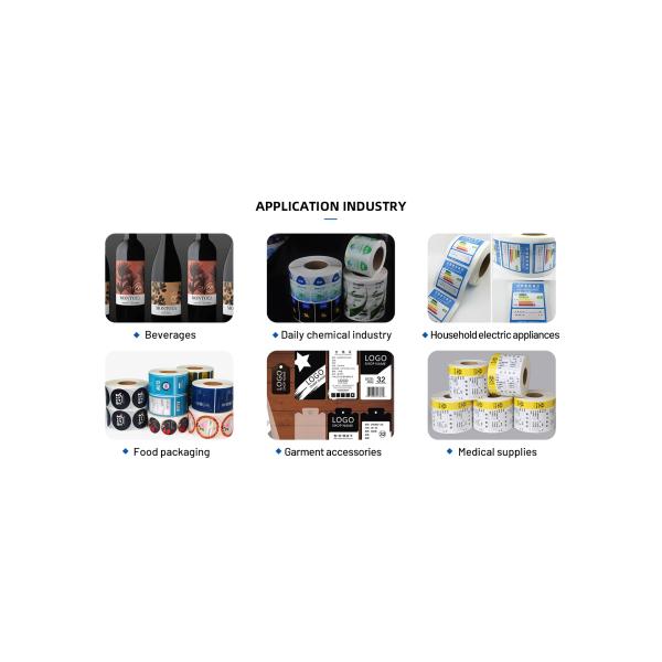 High-Speed and Precision Label Printing Machine with Full-Servo Motor Technology