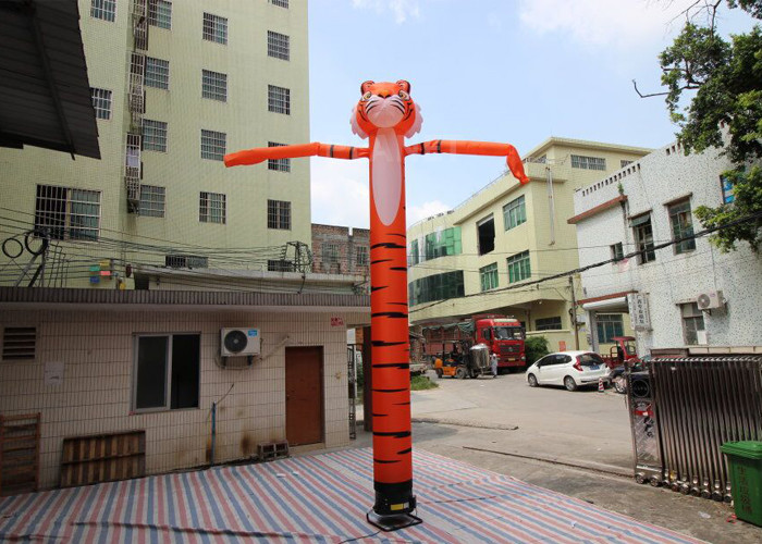 Customized Tiger Shape Inflatable Sky Dancer With Blower