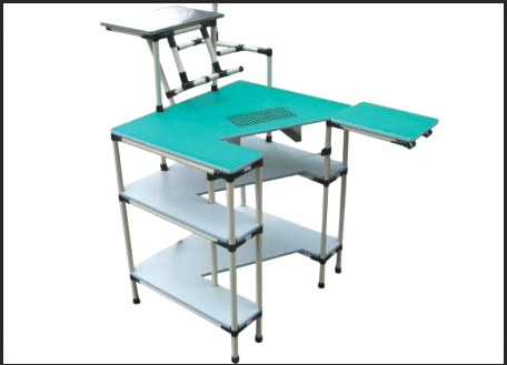 Industrial Pipe Workbench with Aluminum Alloy Tube Frame