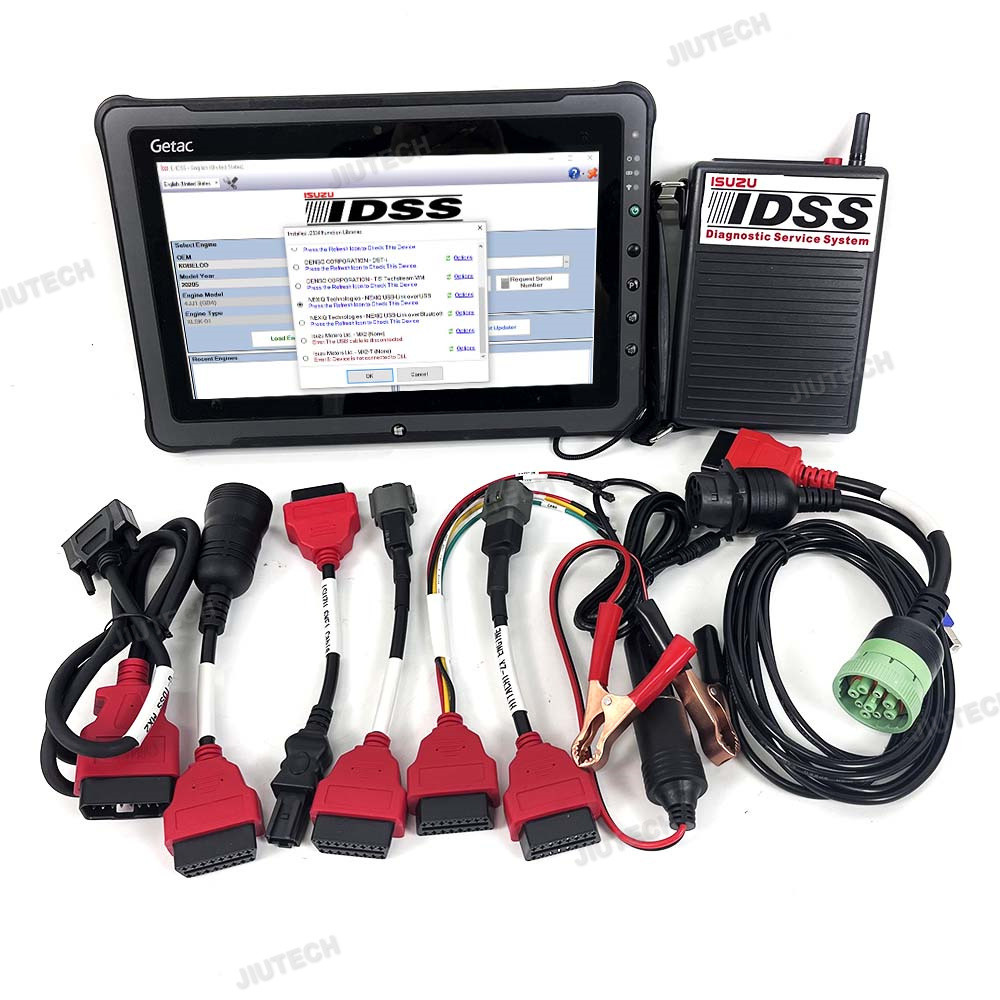 F110 Tablet with Diagnostic Scanner for IDSS ISUZU Diesel Engine Truck and Excavator Scanner Diagnostic Tool