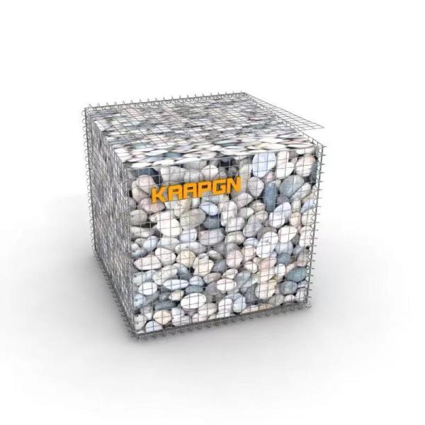 Decorative 4mm Galvanization 1x1x1m Welded Gabion Box