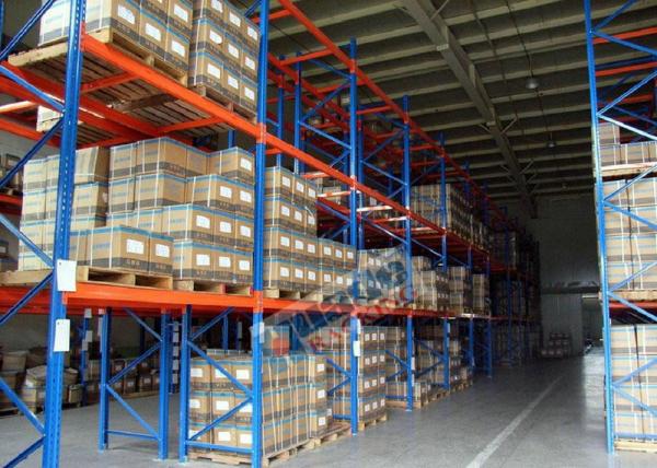 Cheap Logistics Pallet Rack Shelving , 2500 Kg Max Load Q345 Steel Shelving Racks for sale