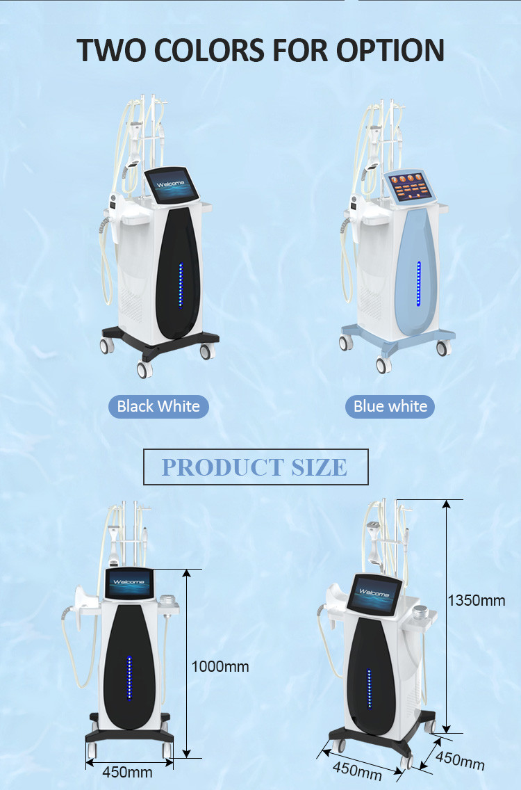 4 In 1 Rf Cellulite Removal Vacuum Roller Massage Vela Slimming Machine Factory
