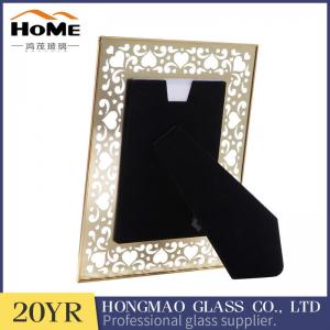 Quality Promotional Gift 8 X 10 Glass Photo Frame , Metal Glass Photo Frame High End wholesale