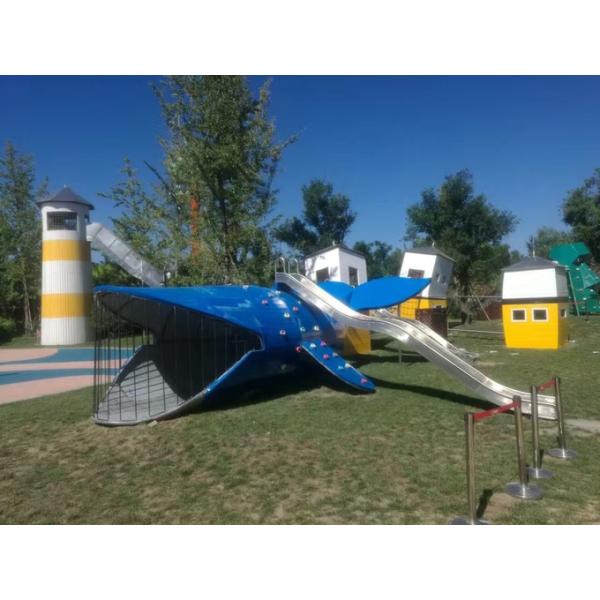 72cm 304 Stainless Steel Slides With Support Outdoor Indoor Playground Slides