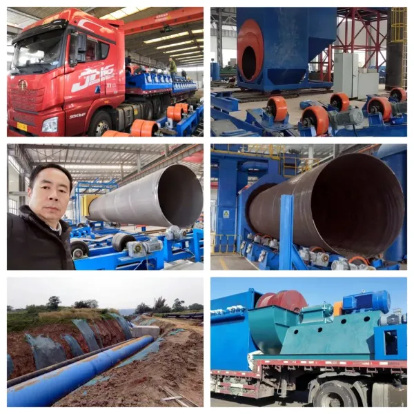 High-Performance 3lpe and Epoxy Powder Spray Steel Pipe Anti-Corrosion Coating Line
