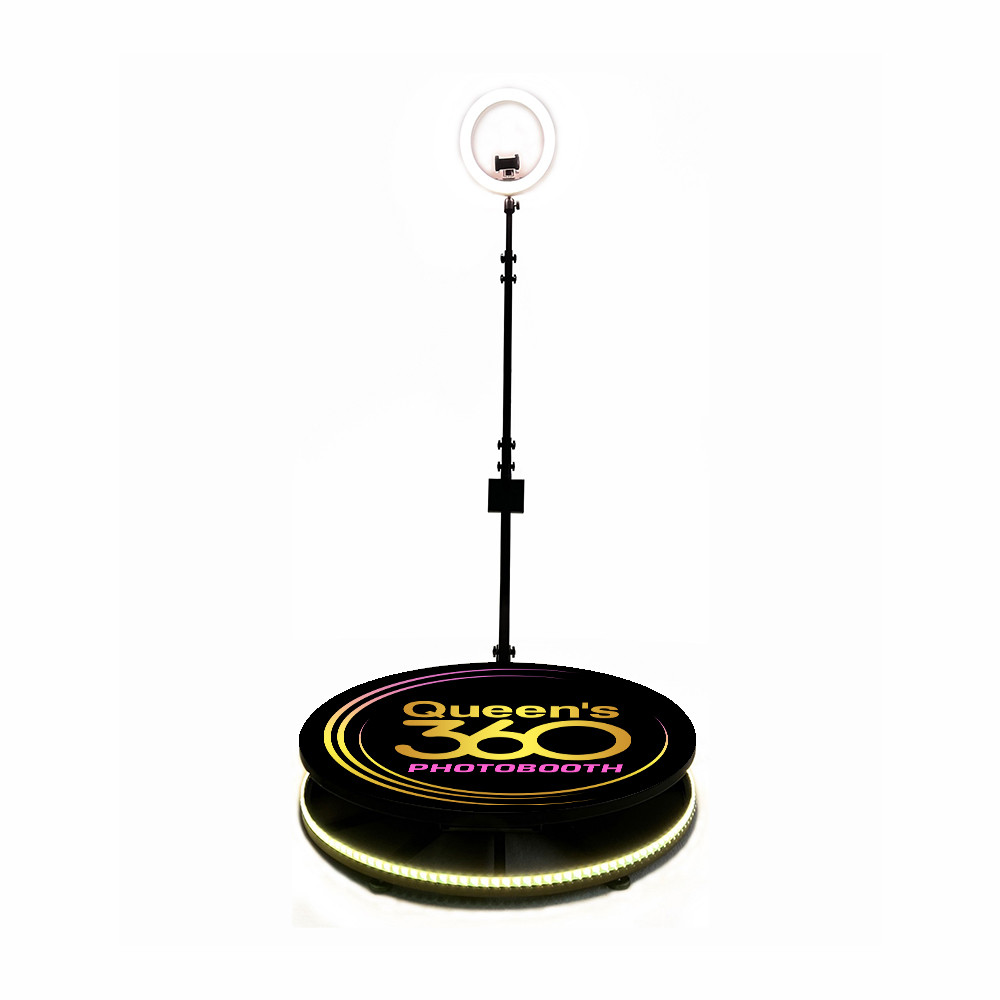 Slow Motion Video Automatic 360 Photo Booth Metal Customized Logo For Party
