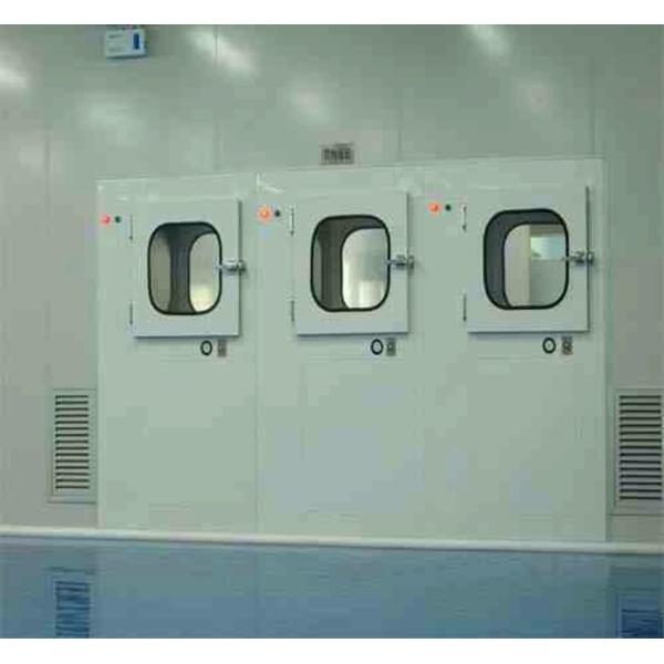 750W GMP Air Shower Pass Box Automatic Interlock For Clean Room