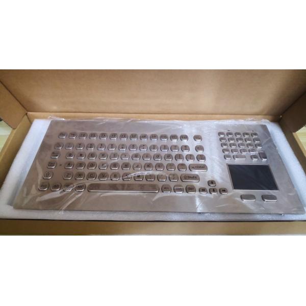 IP65 Outdoor Keyboard , Bolts Mounting Industrial Keyboard With Touchpad