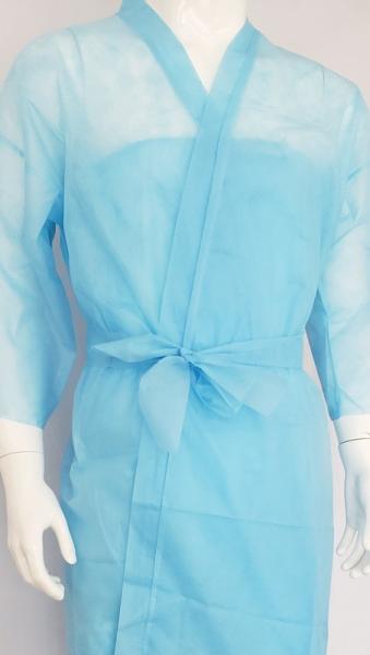 Disposable Nonwoven Kimono men&women bathrobe kimonos spa hairdressing
