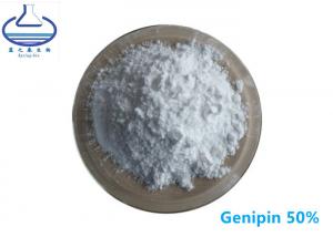 Quality CAS 6902-77-8 Gardenia Extract Powder 50% Food Grade Genipin For Health wholesale