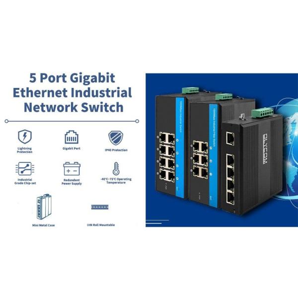 8 Port Poe Gigabit Switch E-Mark 8*RJ45 Industrial Ethernet Poe Switch for ccty systems