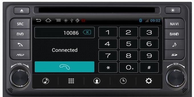 Ouchuangbo Car Navi Multimedia Android 4.0 DVD Player for Toyota Etios 2013 S150 Bluetooth phonebook /A2DP PCB-234C