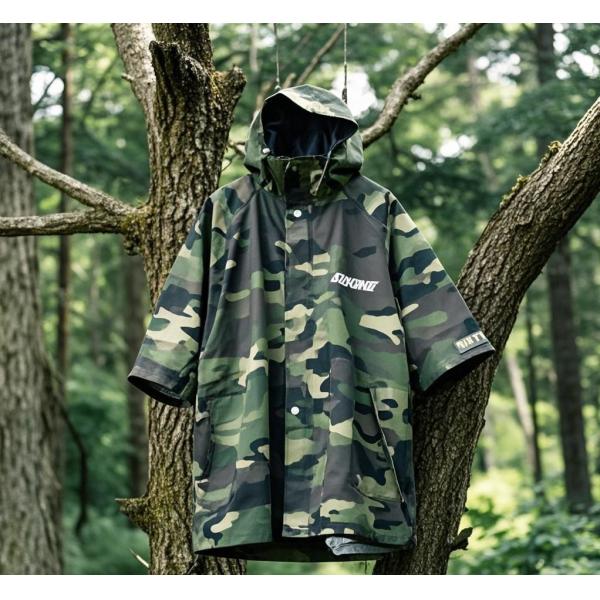 Polyester Tactical Training Security Guard Raincoat Waterproof For Men