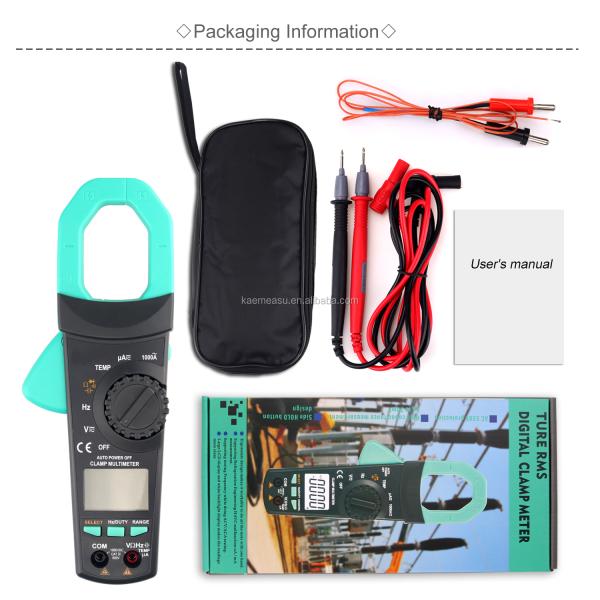 6000 Counts Ac Dc Current Multimeter Aneng Voltage Meters Clamp Multimeter Digital Clamp Meters